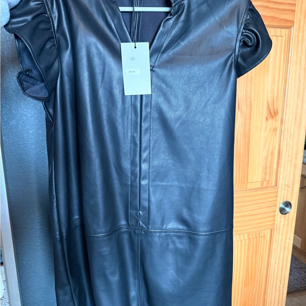 Black Leather Dress